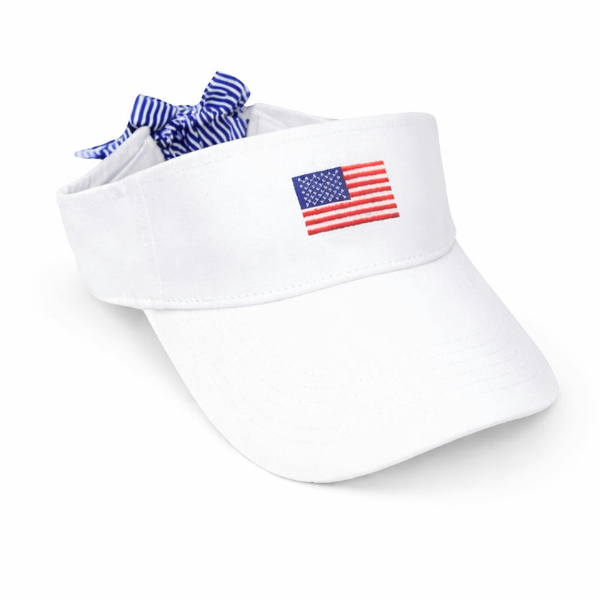 American Flag Bow Visor - Youth, Junior, & Adult