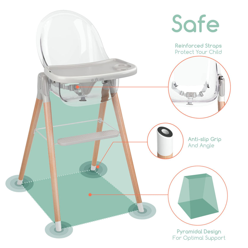 Children of Design 6 in 1 Deluxe High Chair