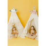 Ivory Ruffle Tulle Play Tent