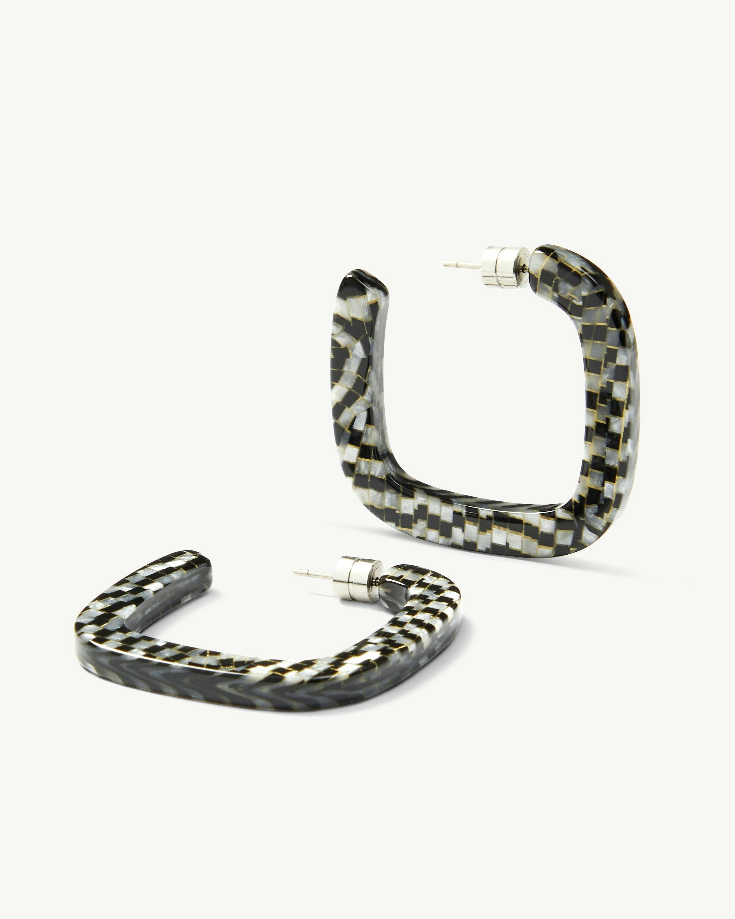 Midi Square Hoops