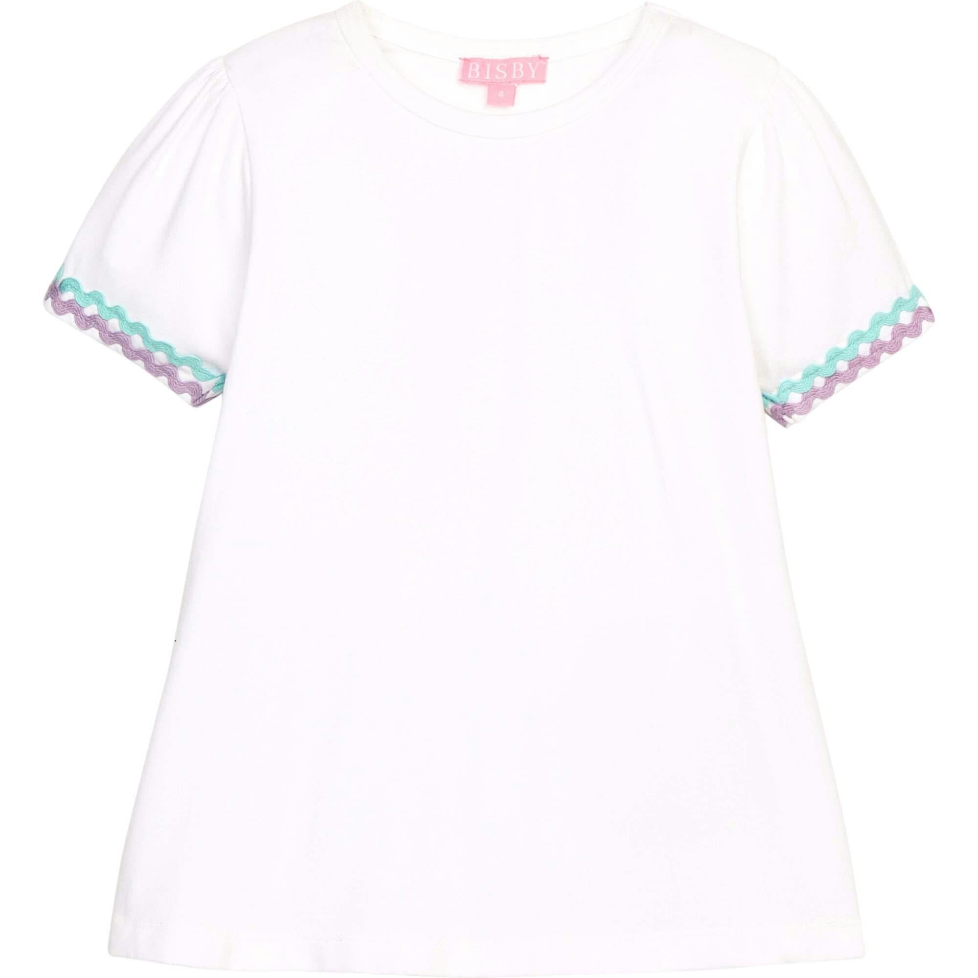 Ric Rac Essential Tee - Aqua & Lavender