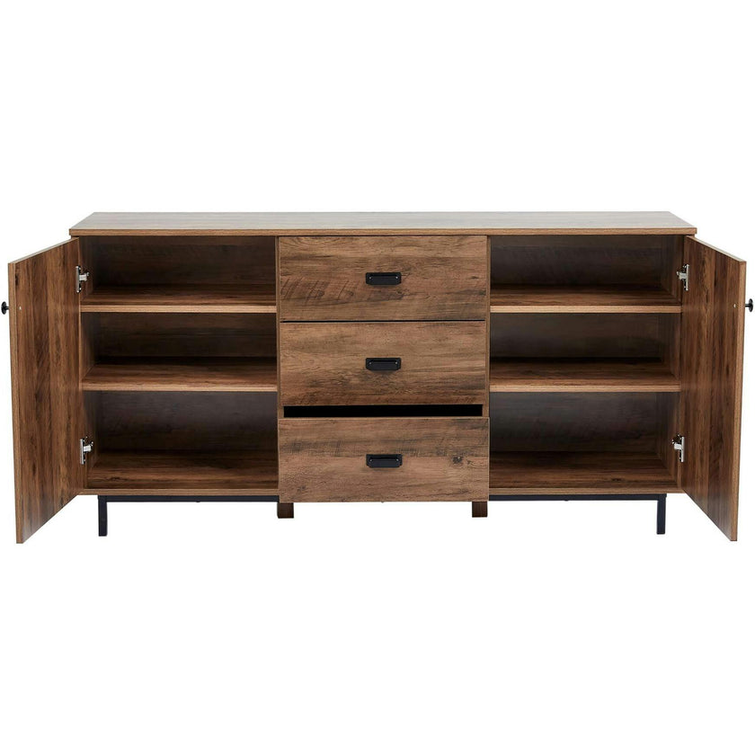 Brooklyn Sideboard with Storage Plus Metal Legs and Handles