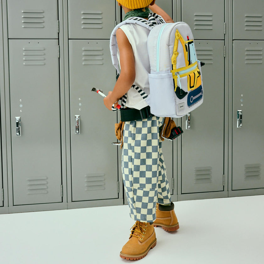 Kane Mini Backpack, Construction Truck
