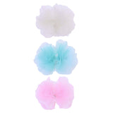 Tulle Flower Bow Hairclip Set