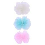Tulle Flower Bow Hairclip Set