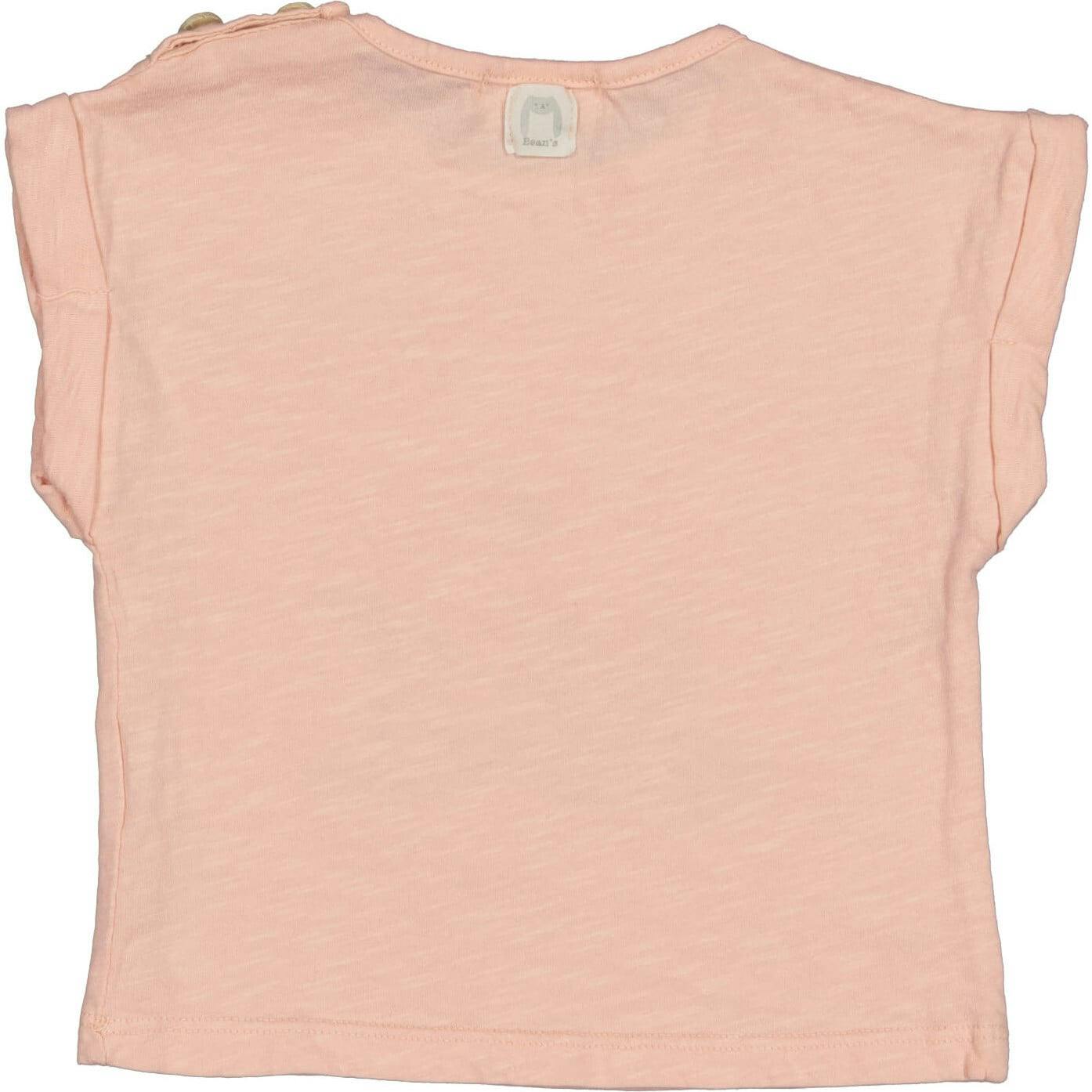 Lounging Print 2-Buttoned T-Shirt