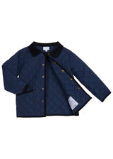 Classic Quilted Jacket - Navy