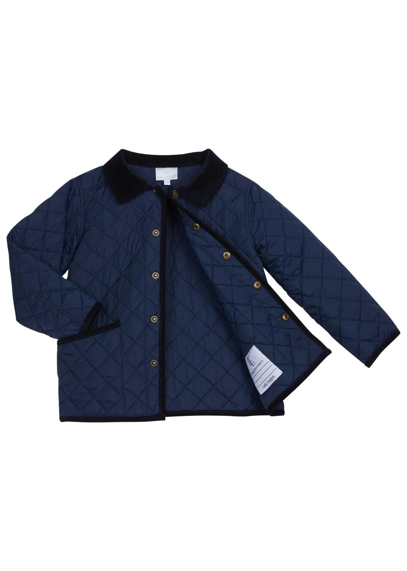 Classic Quilted Jacket - Navy