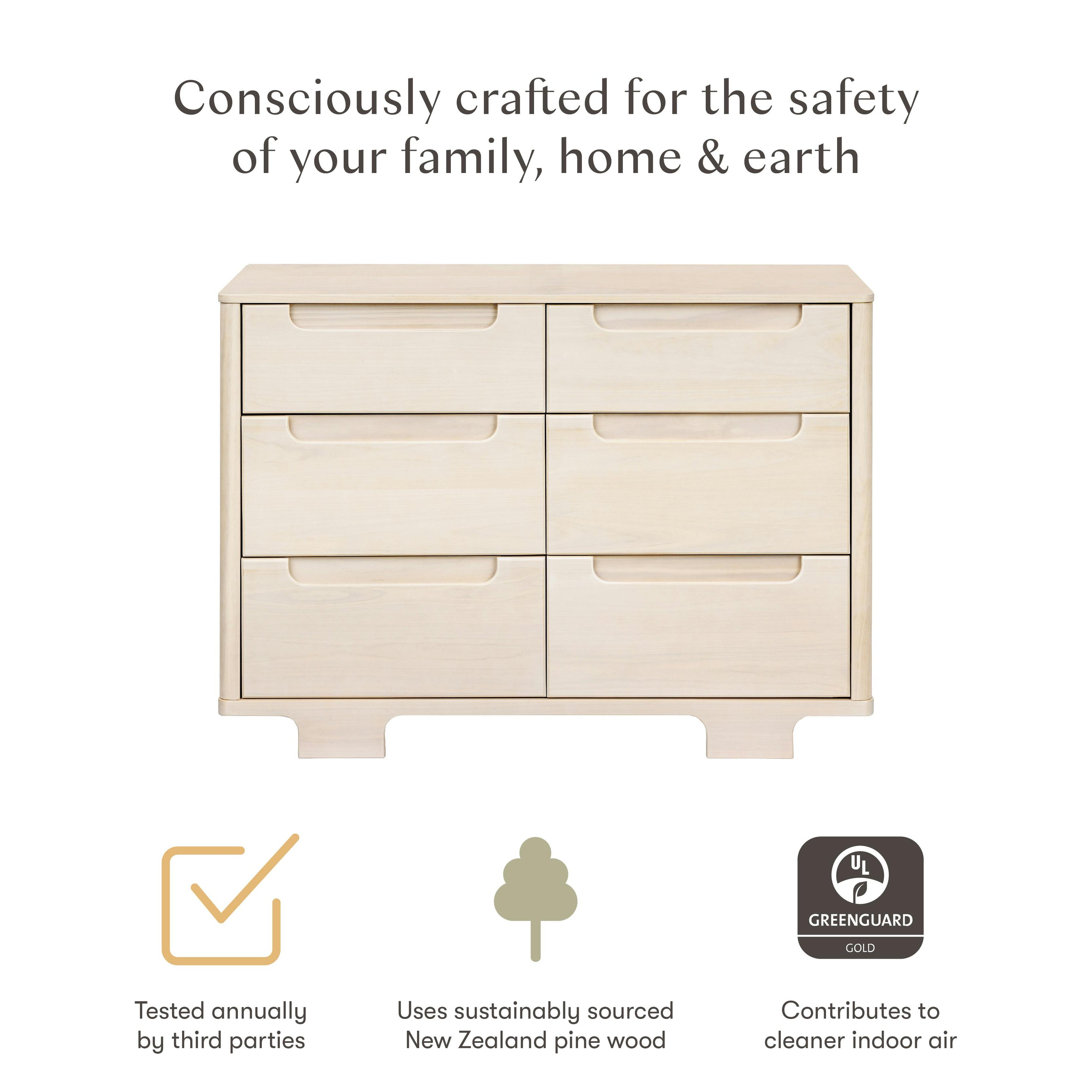 Yuzu 6-Drawer Dresser (48