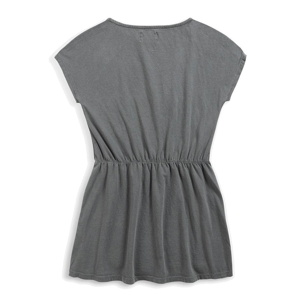 Gray Petunia Graphic Dress