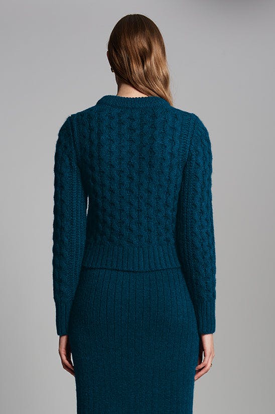 AMARA SWEATER | REGAL GREEN