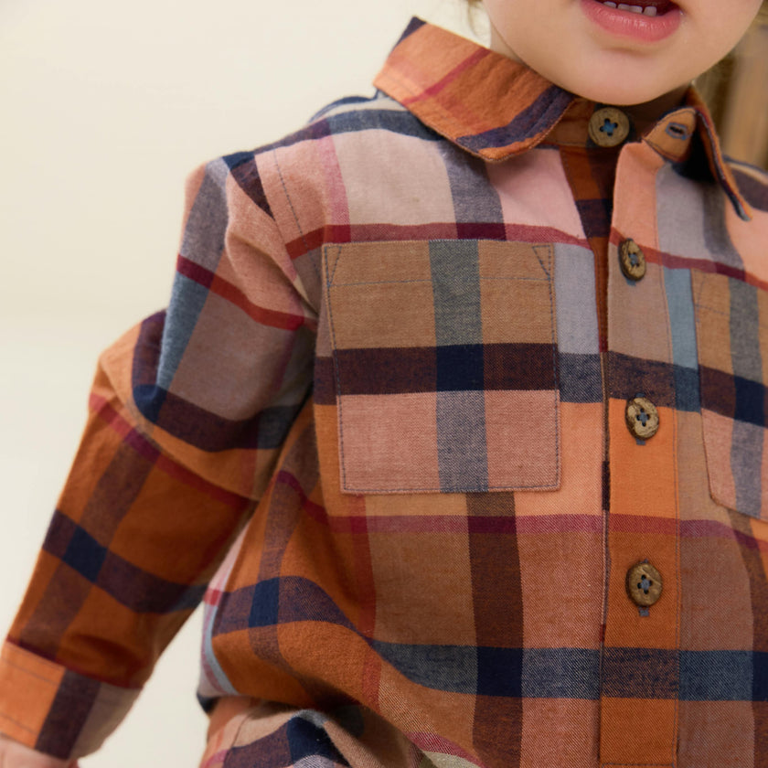 Baby Boys Easton Jumper - Hayride Plaid