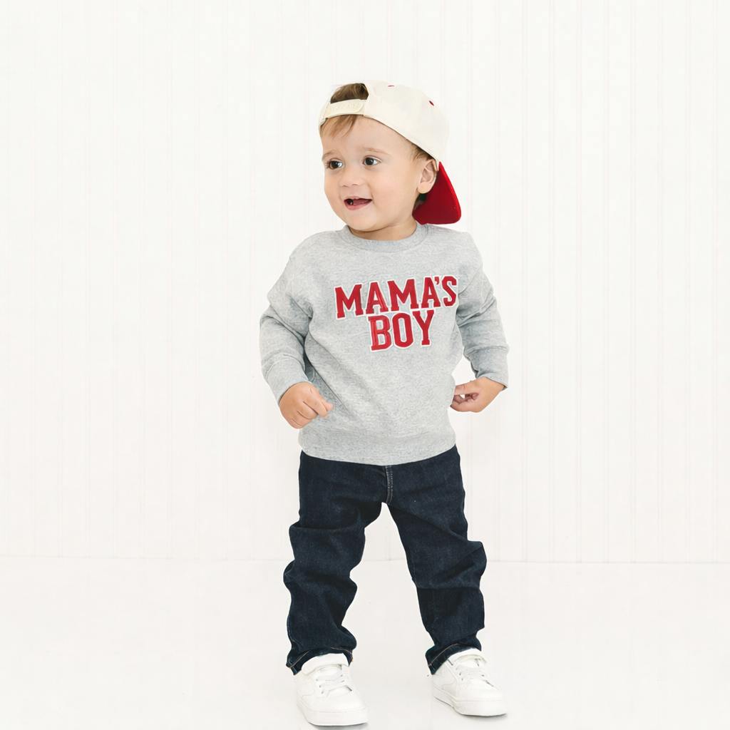 Mama's Boy Varsity Patch Sweatshirt
