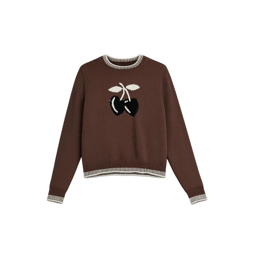 Cherry Knit Sweater