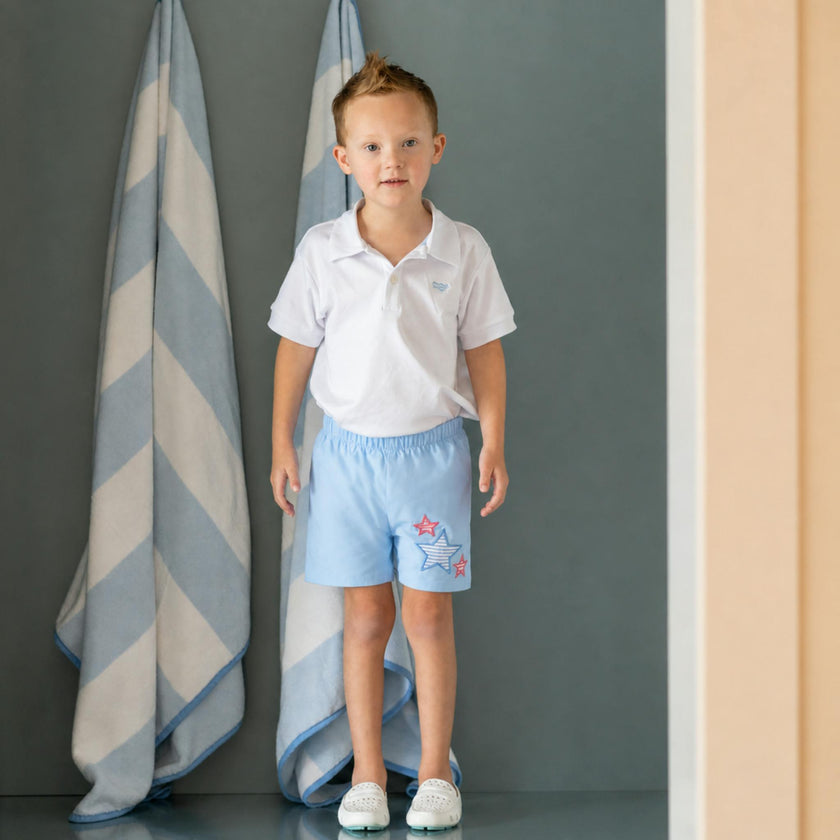 Liam Shorts in Striped Stars