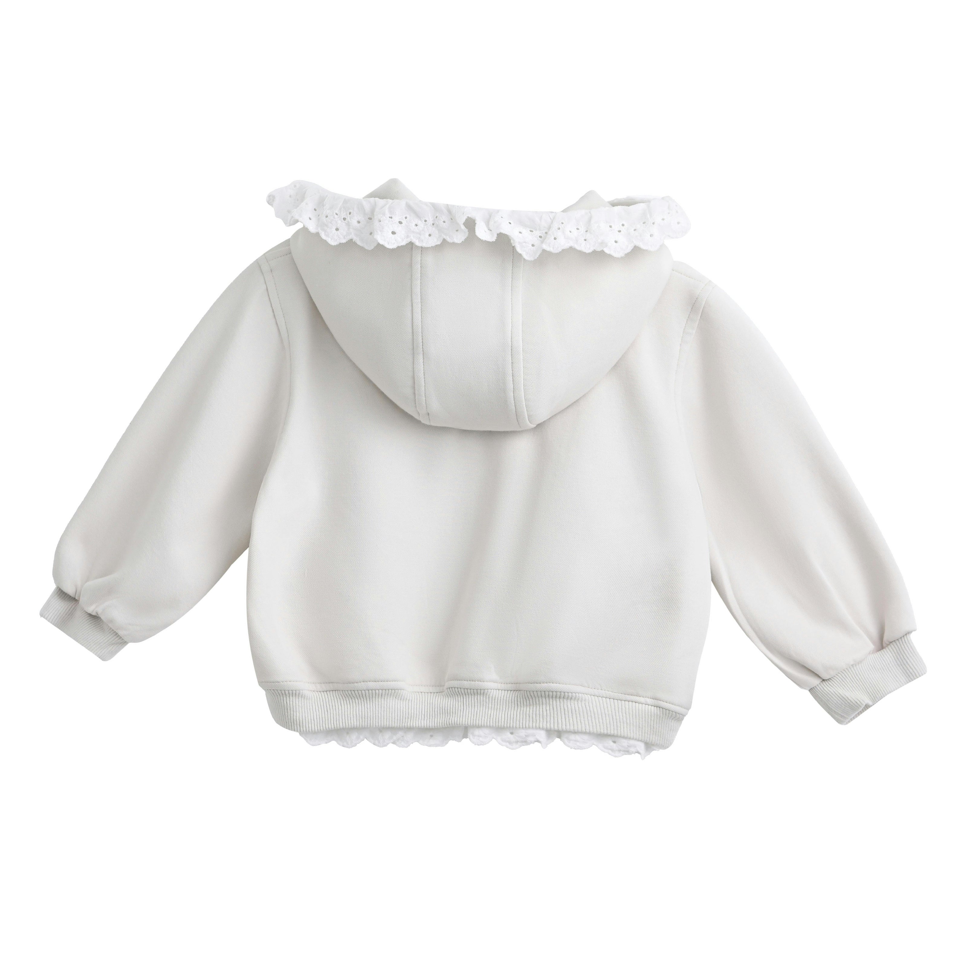 Cream Ruffle Skirt Set