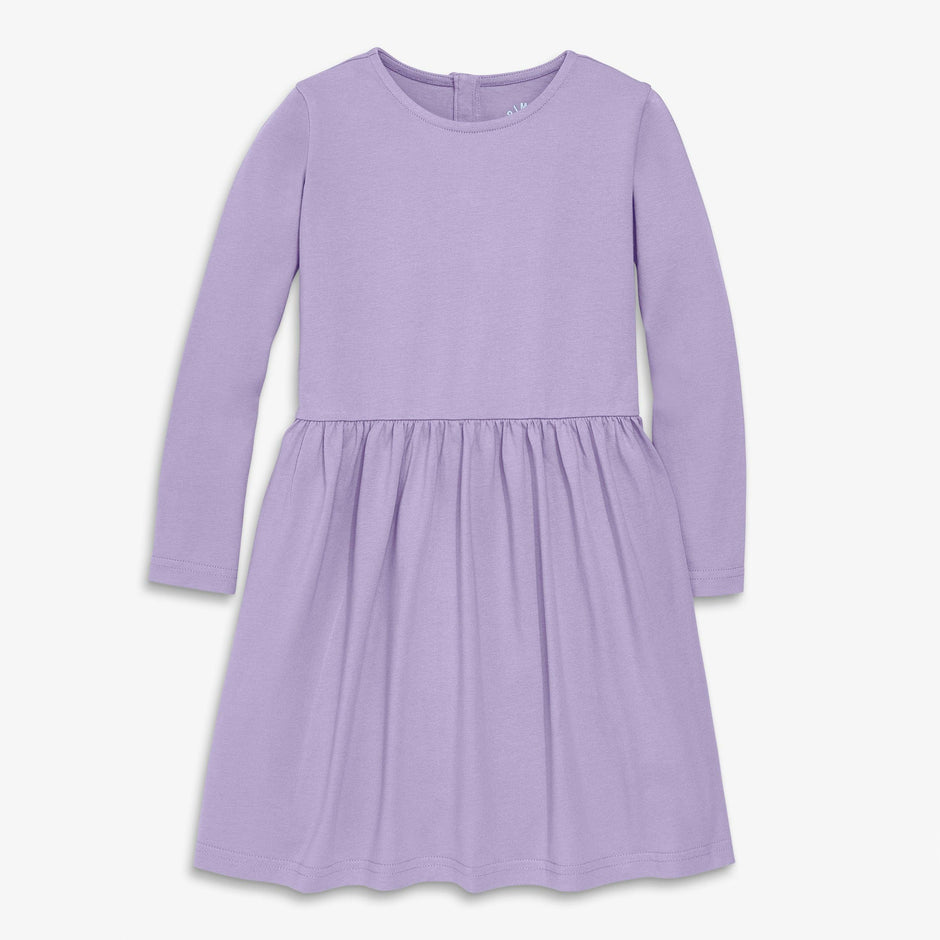 Kids long sleeve perfect pocket dress