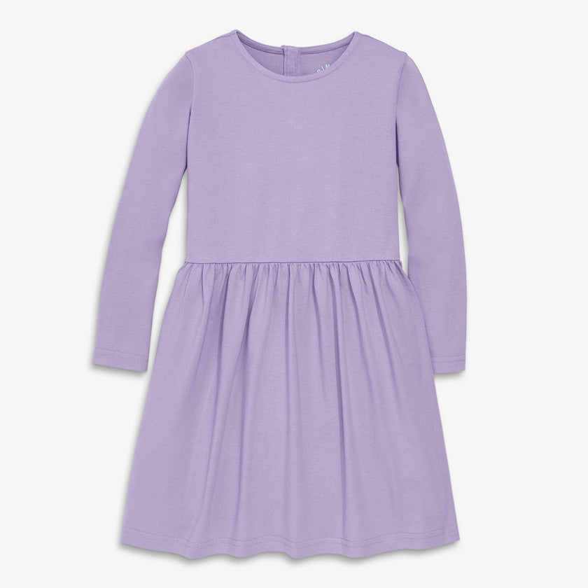 Kids long sleeve perfect pocket dress