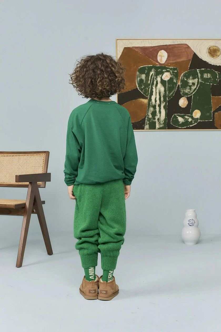 Dark Green Anteater Long Sleeve T-shirt