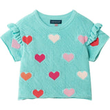 Girls Heart Crochet Set | Aqua Hearts
