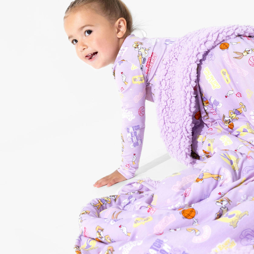 Lola Bunny Bamboo Sherpa Blanket