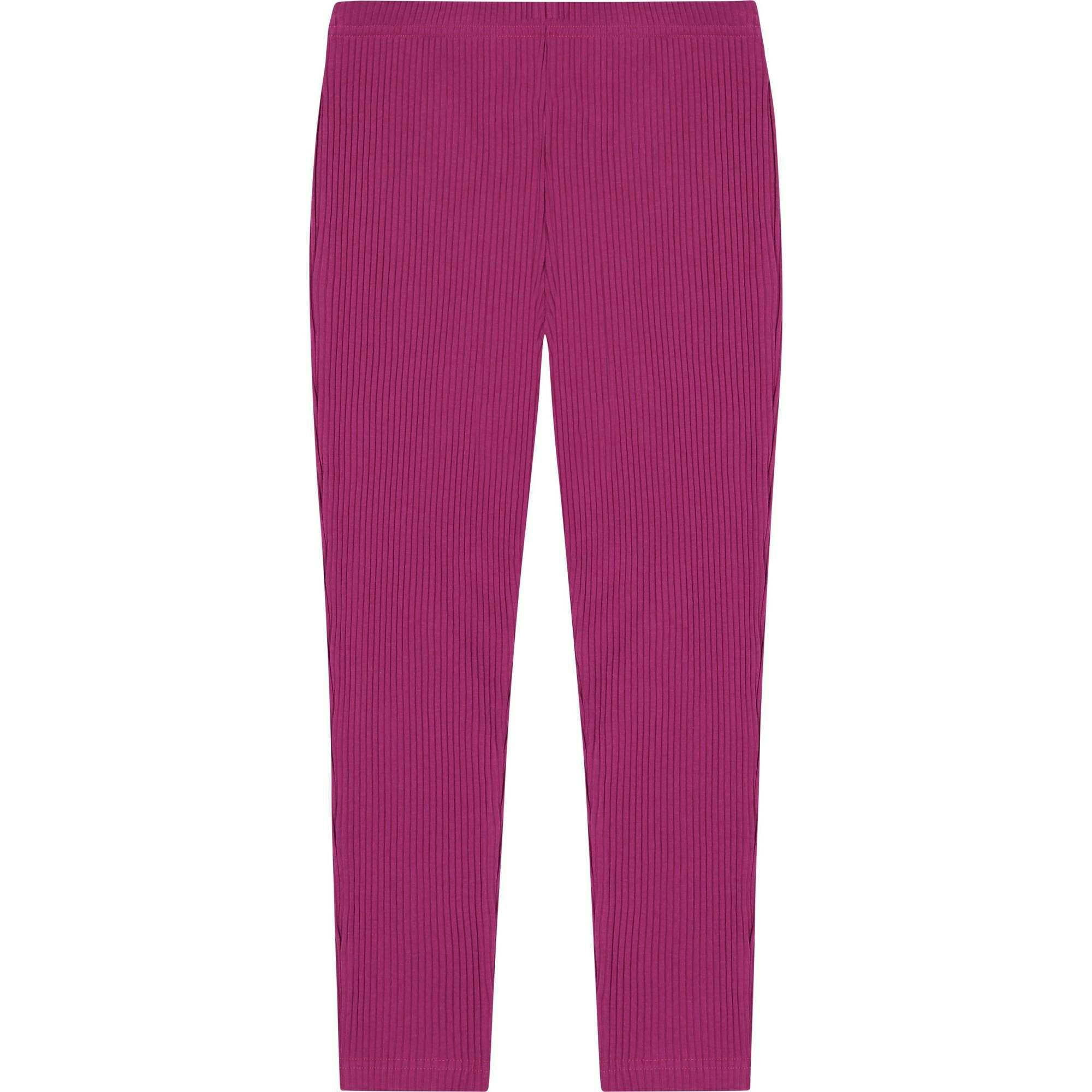 Leggings Ribbed Knit, Pink