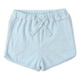 Organic Sleeveless Tee & Shorts Set - Light Blue