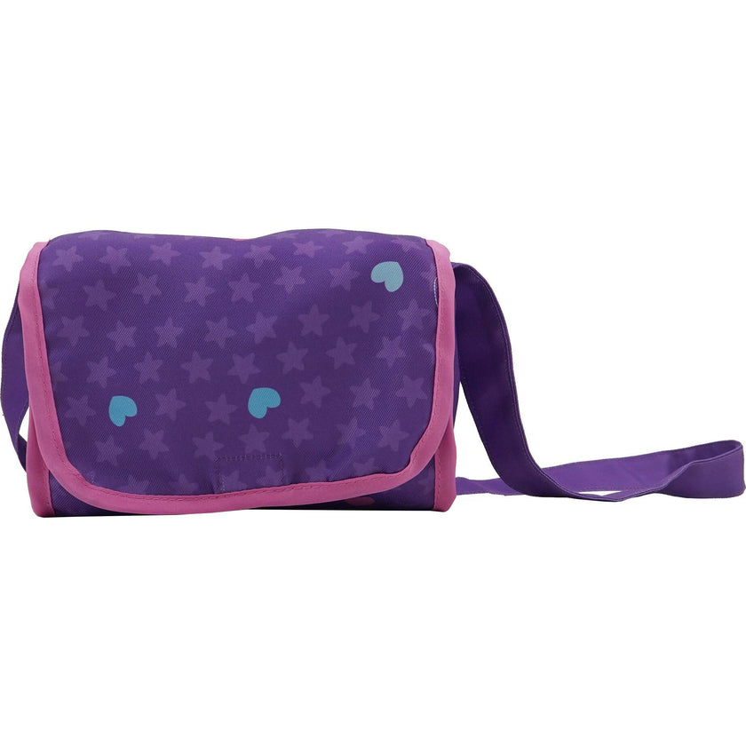 509 Mermaid 21 Piece Set: Doll Stroll n Play & Care Set - Purple & Teal