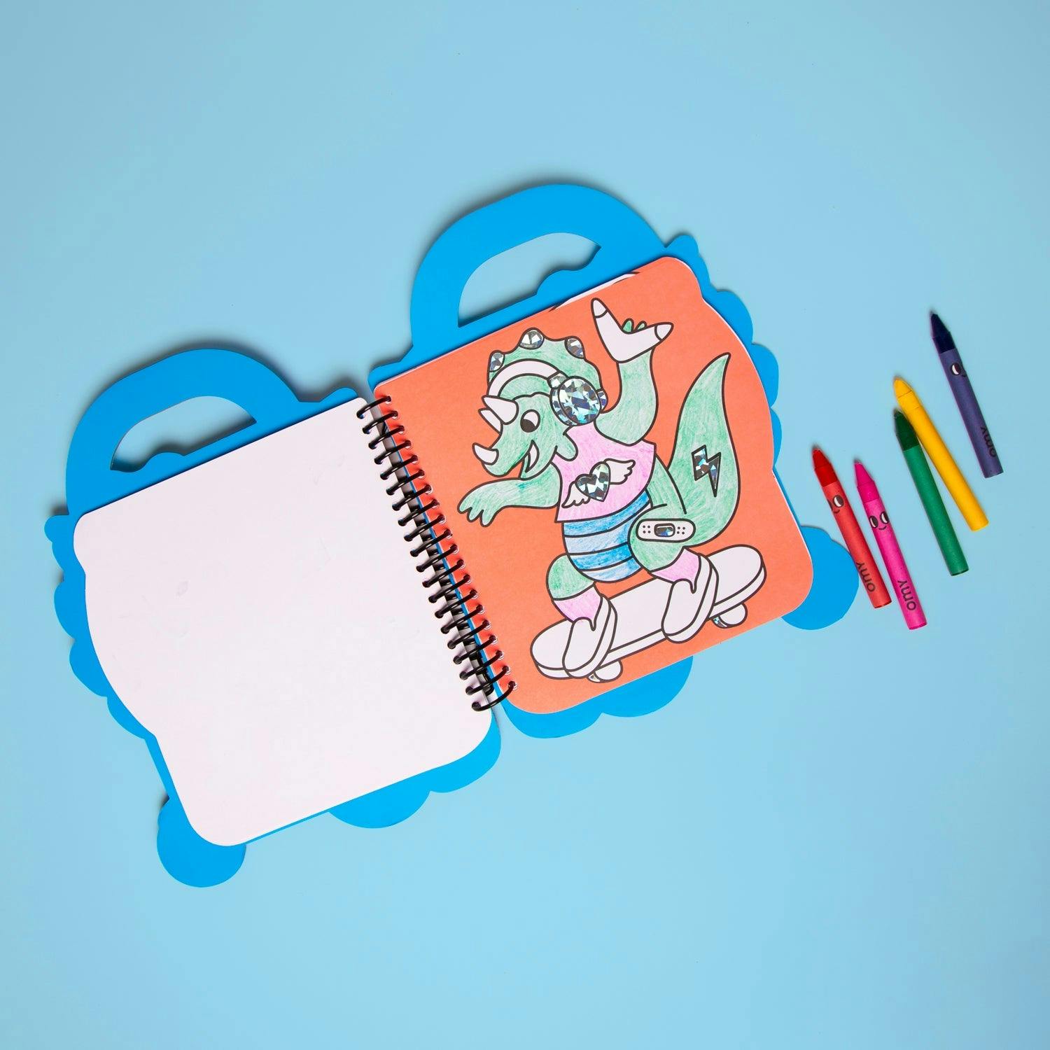Dino - Super Coloring & Stickers Book