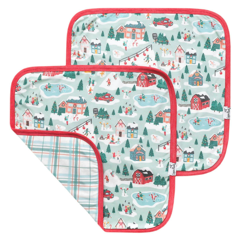Three-Layer Security Blanket Set - Snowy Slopes