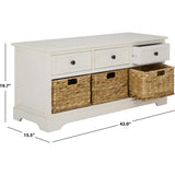 Damien 3 Drawer Storage Bench