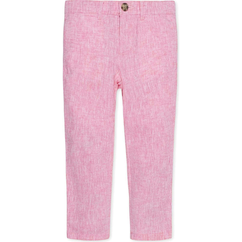 Linen Suit Pant, Pink