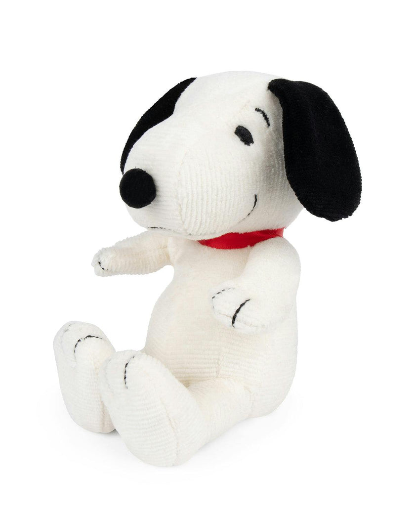 Plush PEANUTS SNOOPY Mini Corduroy Cream in Giftbox 7"