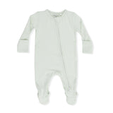 Solid Bok Choy - 2 Way Zipper Footie
