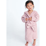 Fuzzy Waist Tie Hooded Robe