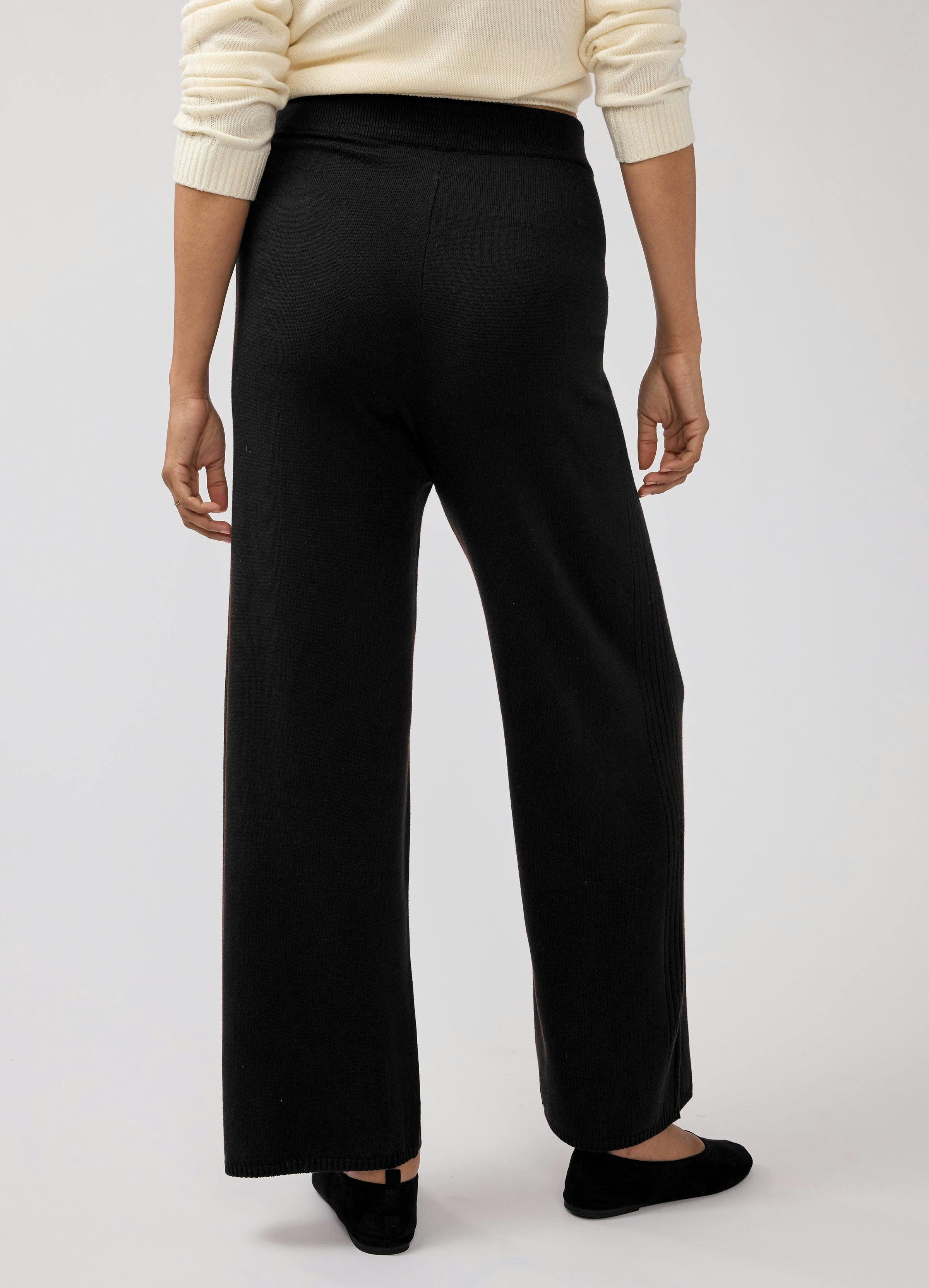 Wide Leg Knit Maternity Sweater Pant