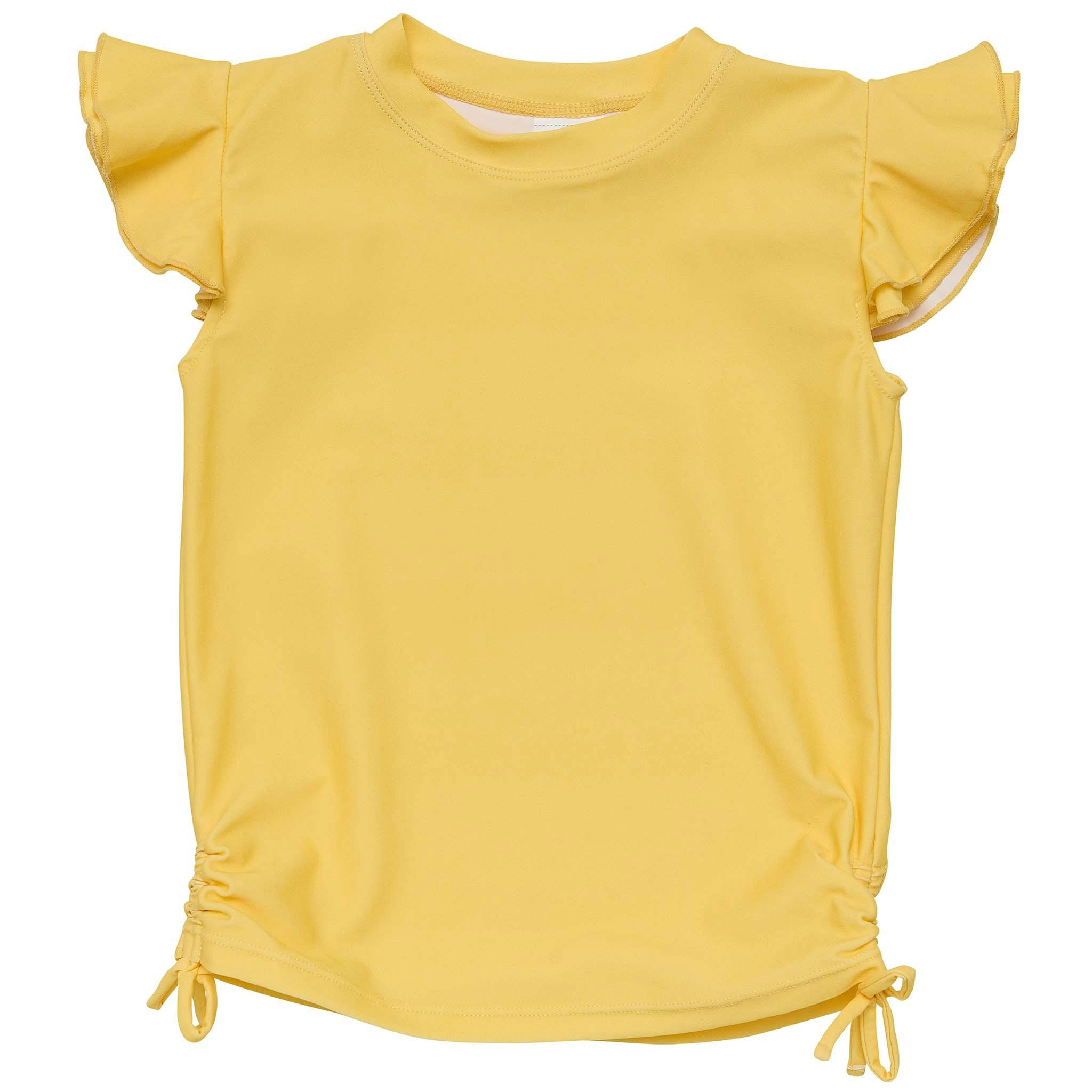Marigold Sustainable Flutter Sleeve Rash Top