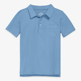 Kids short sleeve polo in seasonal colors