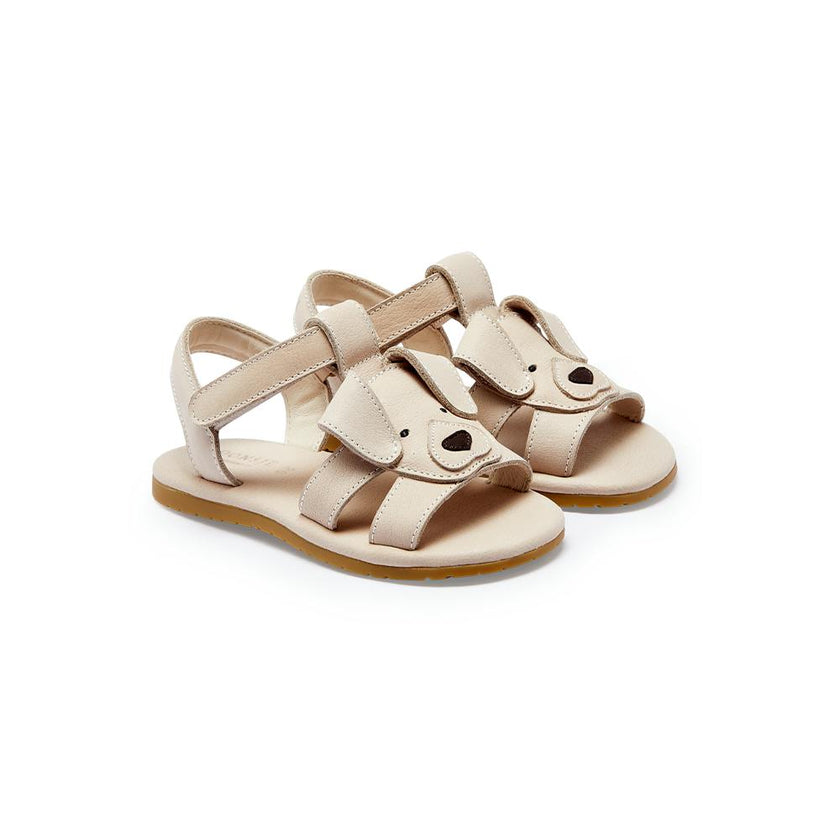 Mhalo Sandals | Golden Retriever | Ivory Leather