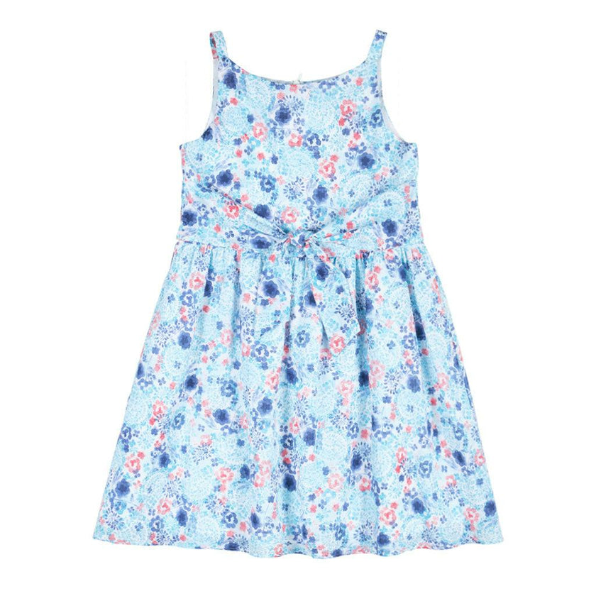 Floral Dress With Front Tie
