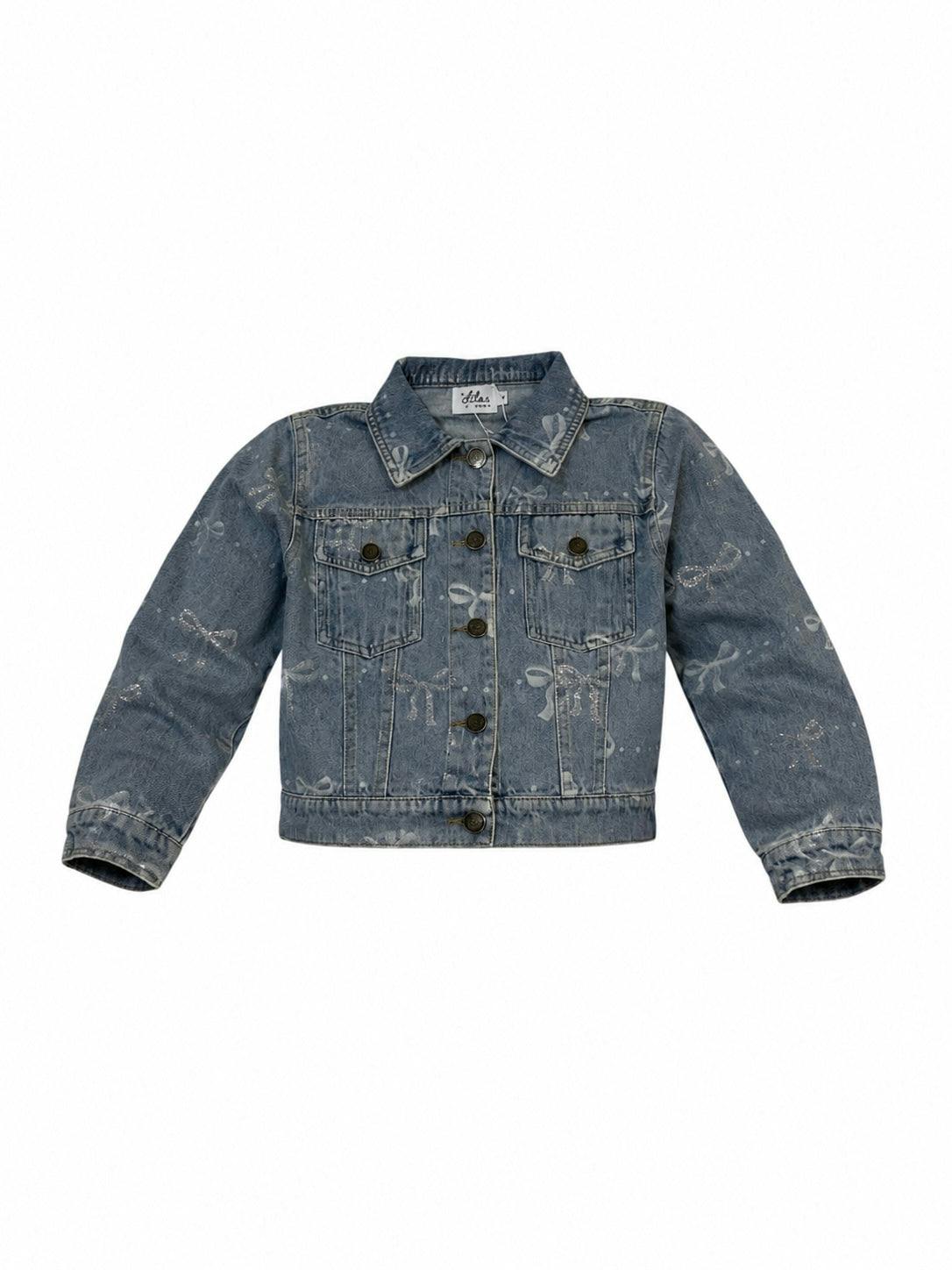Sparkle Bows Denim Jacket