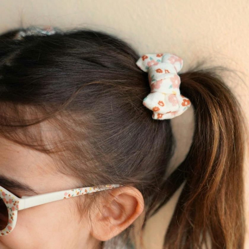 Pigtail Bow Hair Clips Set of 2 | Organic | Lille Cottage Club
