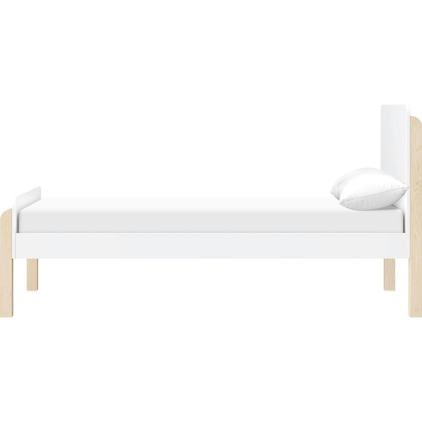 TipToe Twin Bed in White and Washed Natural