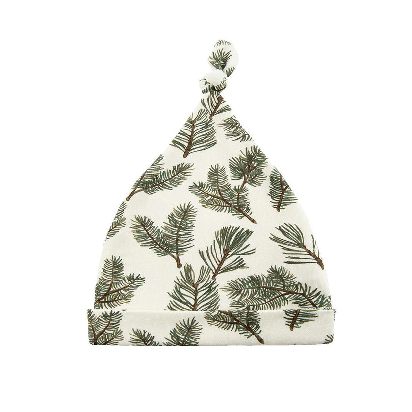 Pine Brushed Knotted Beanie Hat
