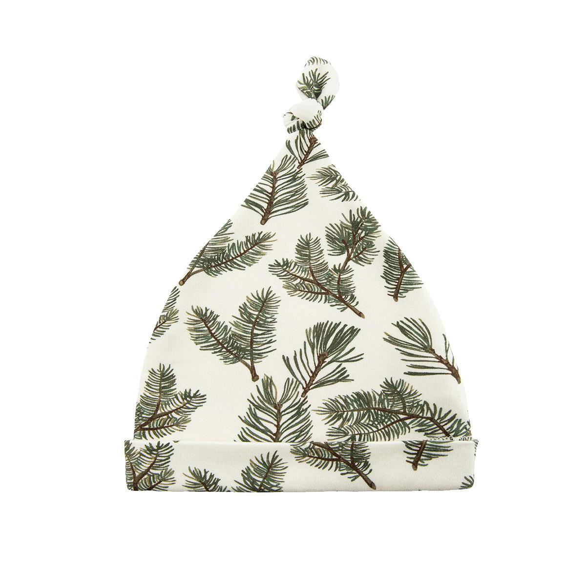Pine Brushed Knotted Beanie Hat