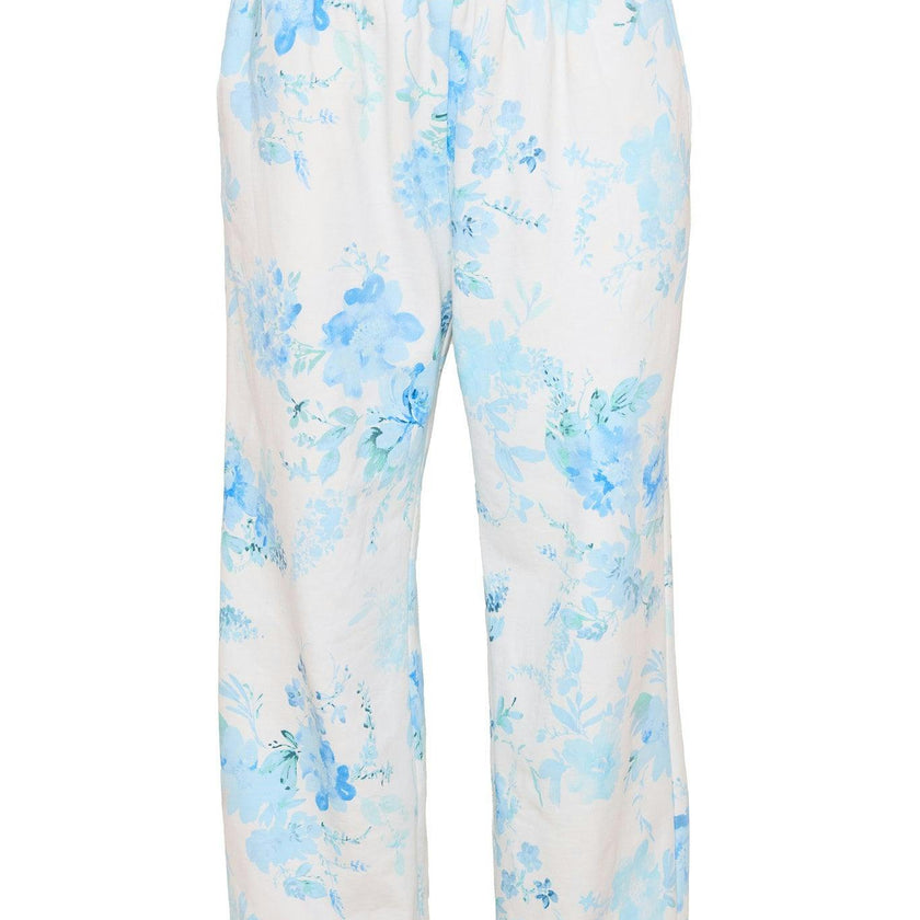 Kian Jogger Sweatpants in Blue Aquarelle Fleur