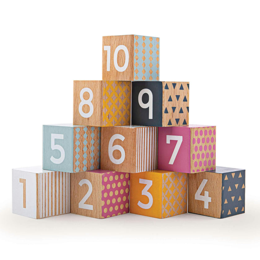 Wooden Number Blocks