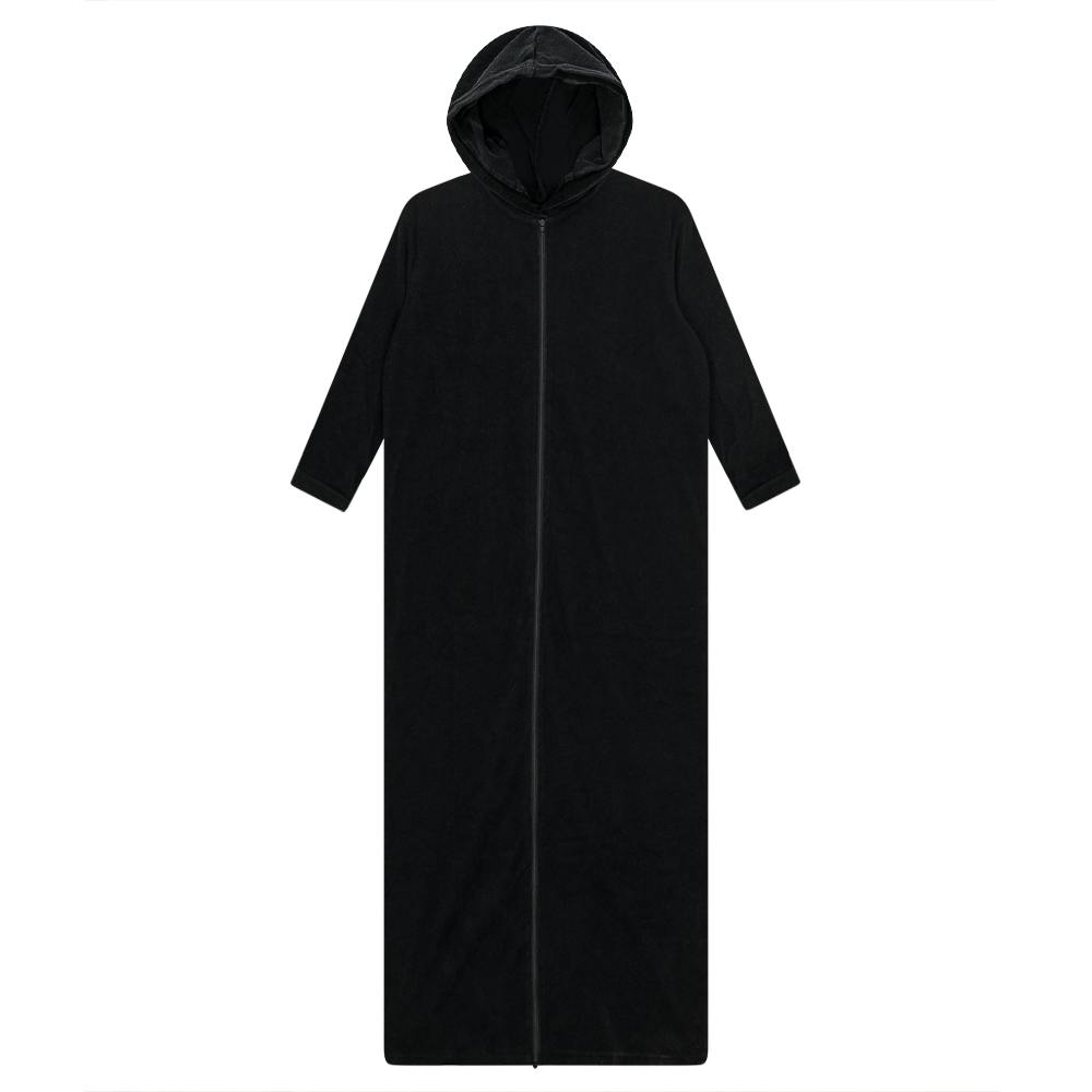 Oversized Terry Midi Robe
