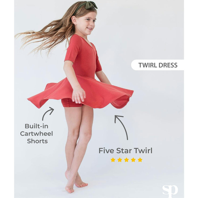Quarter Sleeve Twirl Dress
