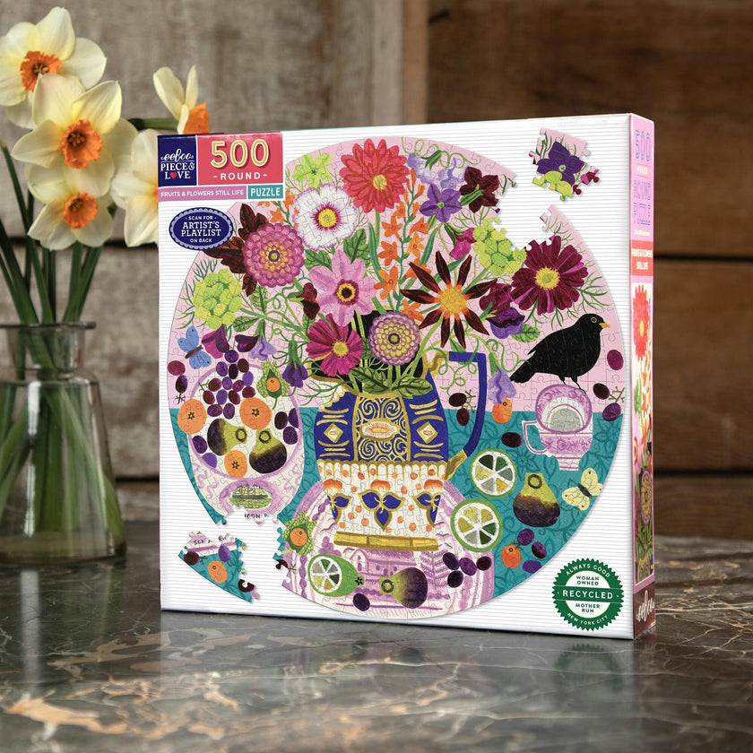 Piece&Love: Fruits & Flowers - 500 pc Puzzle